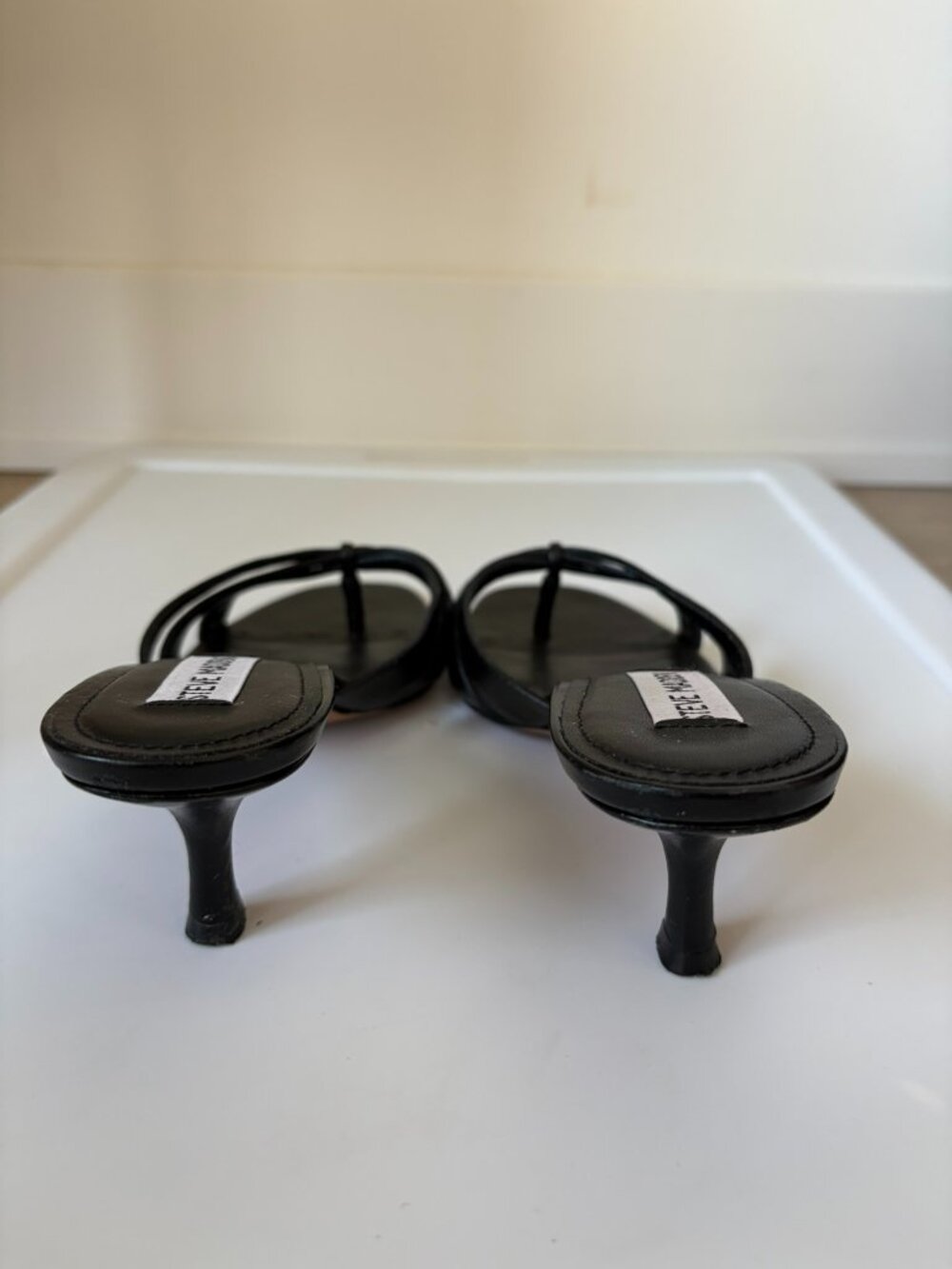 Steve Madden Black Cary Sandal - Picture 4 of 6